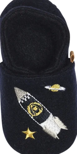 Space wool slippers