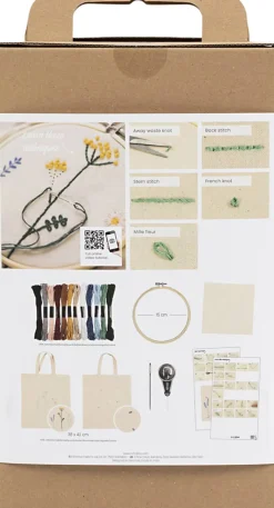 Start DIY Kit Broderi, Blomster