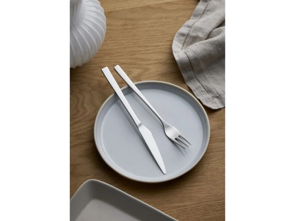 Steakbestik/grillbestik Fuga 12 dele Mat/Blankt stål