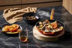 Stegepande m/træht 28cm Volcanic