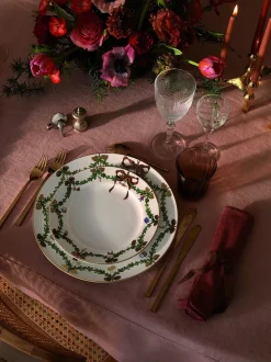 Stjerne Riflet Jul 22 cm. tallerken