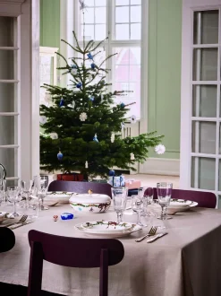 Stjerne Riflet Jul 22 cm. tallerken