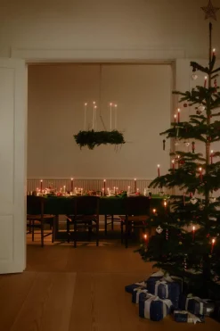 Stjerne Riflet OrnamentSæt2stk