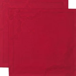 Stjerne Riflet serviet rød 2pk