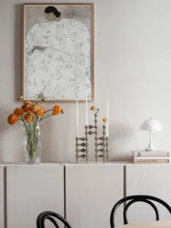 STOFF Nagel® 3-pak lysestage krom