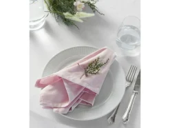 Stofservietter 45x45 cm Rose Smoke