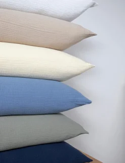 Stonewashed muslin sengesæt