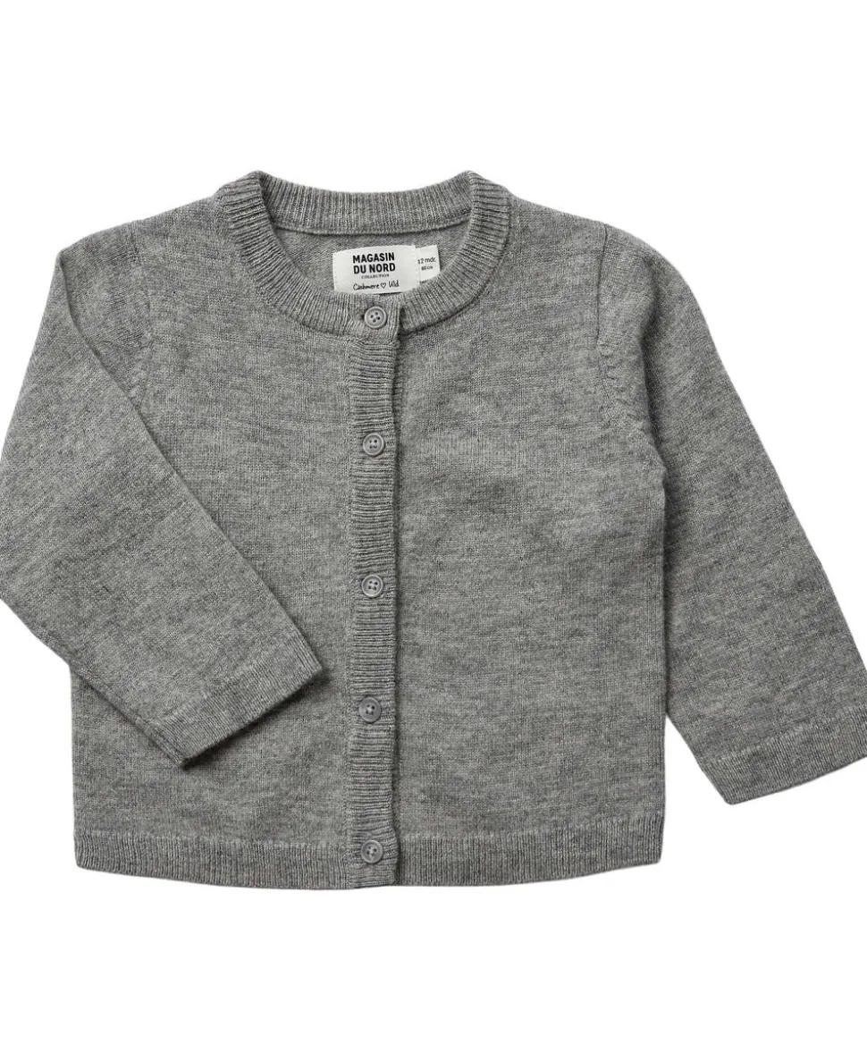 Strikka RWS wool & cashmere baby cardigan