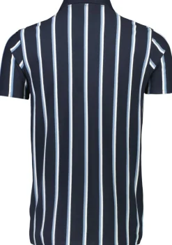 Striped piqué polo shirt S/S