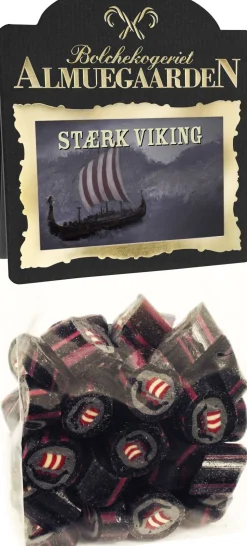 Stærke Vikinge bolcher med smag af pebret salmiak-lakrids