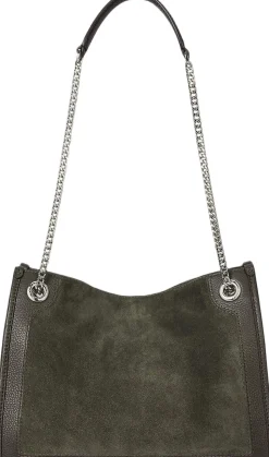 Suede & Leather Medium Bradley Tote Bag