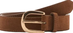 Suede belt