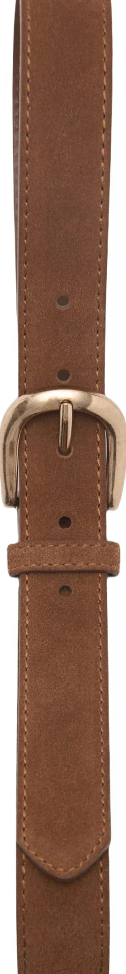 Suede belt