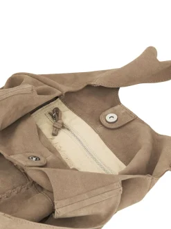 Suede Demi Bag