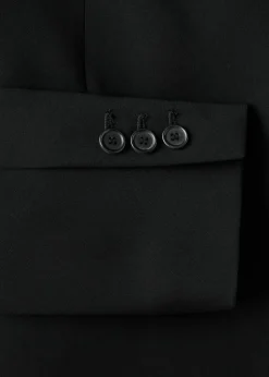 Suit jacket with scarf