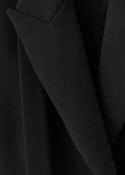 Suit jacket with scarf