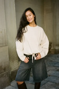 Sweat drawstring top - Sheela