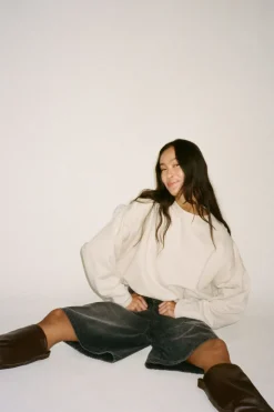 Sweat drawstring top - Sheela