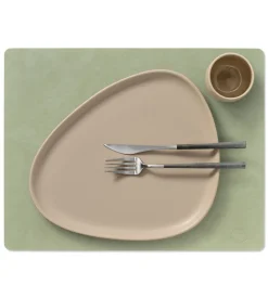 TABLE MAT SQUARE L 35X45CM NUPO olive green