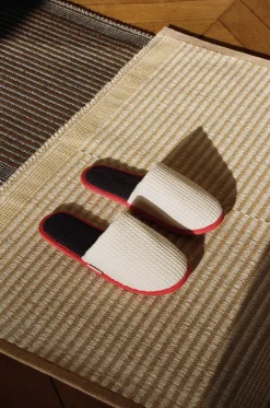 Tapis Mat-60 x 95-Off-white and lav