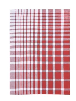 Tea Towels 50x70 cm ENZO - Check dark red