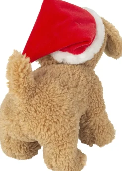 Teddy Hermann - Hund med nissehue 20 cm