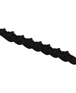 Tennis sneaker black 8pk 12418