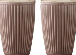 Termokrus Plissé 25 cl 8 x 12 cm 2 stk. Woodrose