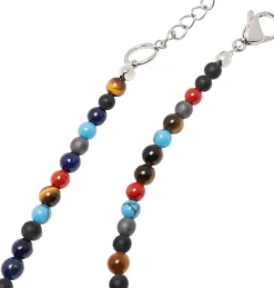 The Mykonos Collection - Turquoise, Red Glass Beads, Blue Lapis, Hemat