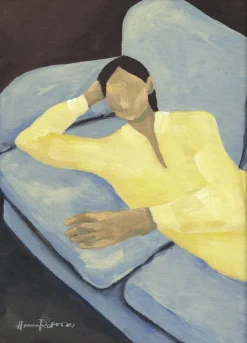 The Poster Club x Hanna Peterson - Blue Sofa