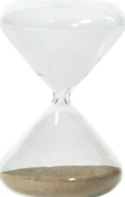 Timeglas D6x10cm glas/sand