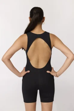 Tina Open Back Unitard