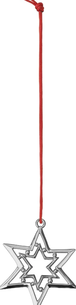 Trille Stjerne H8 forsølvet