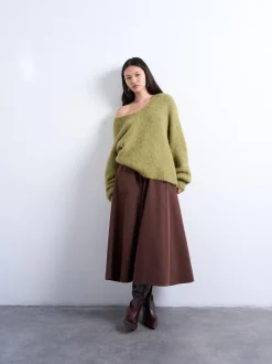 TSDORY MIDI SKIRT WVN