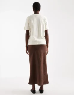 TSISA BIAS MIDI SKIRT WVN