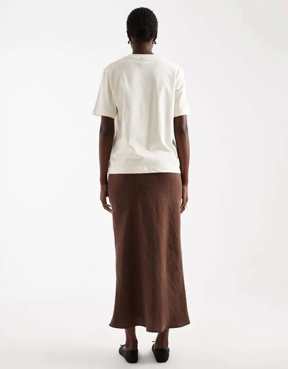 TSISA BIAS MIDI SKIRT WVN