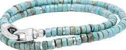 Turquoise Heishi Wrap Bracelet