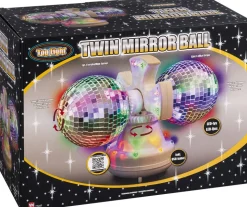 TWIN SPEJLKUGLERmLEDLYS