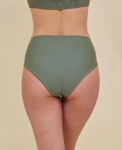 Ubud højtaljet bikini underdel - Army