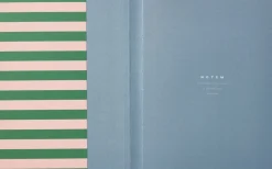 UMA Notebook, Flat-Lay - Medium, Green & Rose