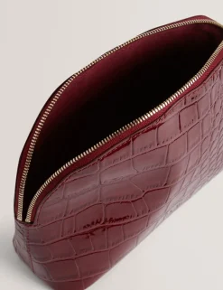 VALMMA Croc Effect Small Washbag