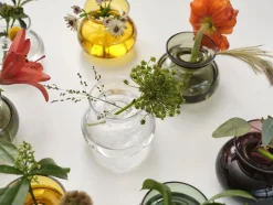 Vase Inu 11x9 cm Amber