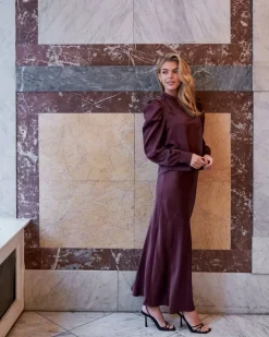 Vicky Heavy Sateen Skirt