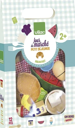 Vilac - Legemad i træ - Morgenmad