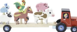 Vilac - Traktor med anhænger og stabledyr