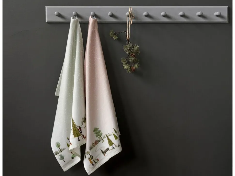 Viskestykke Vinter 70 x 50 cm Arctic Ice