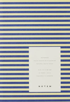 VITA Softcover Notebook - Small, Blue and Yellow