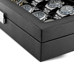 Watch Box 12 Watches Black Imitated