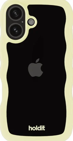Wavy Case iPhone 16 Lemonade/Transparent