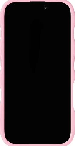Wavy Case iPhone 17 Pink/Transparent